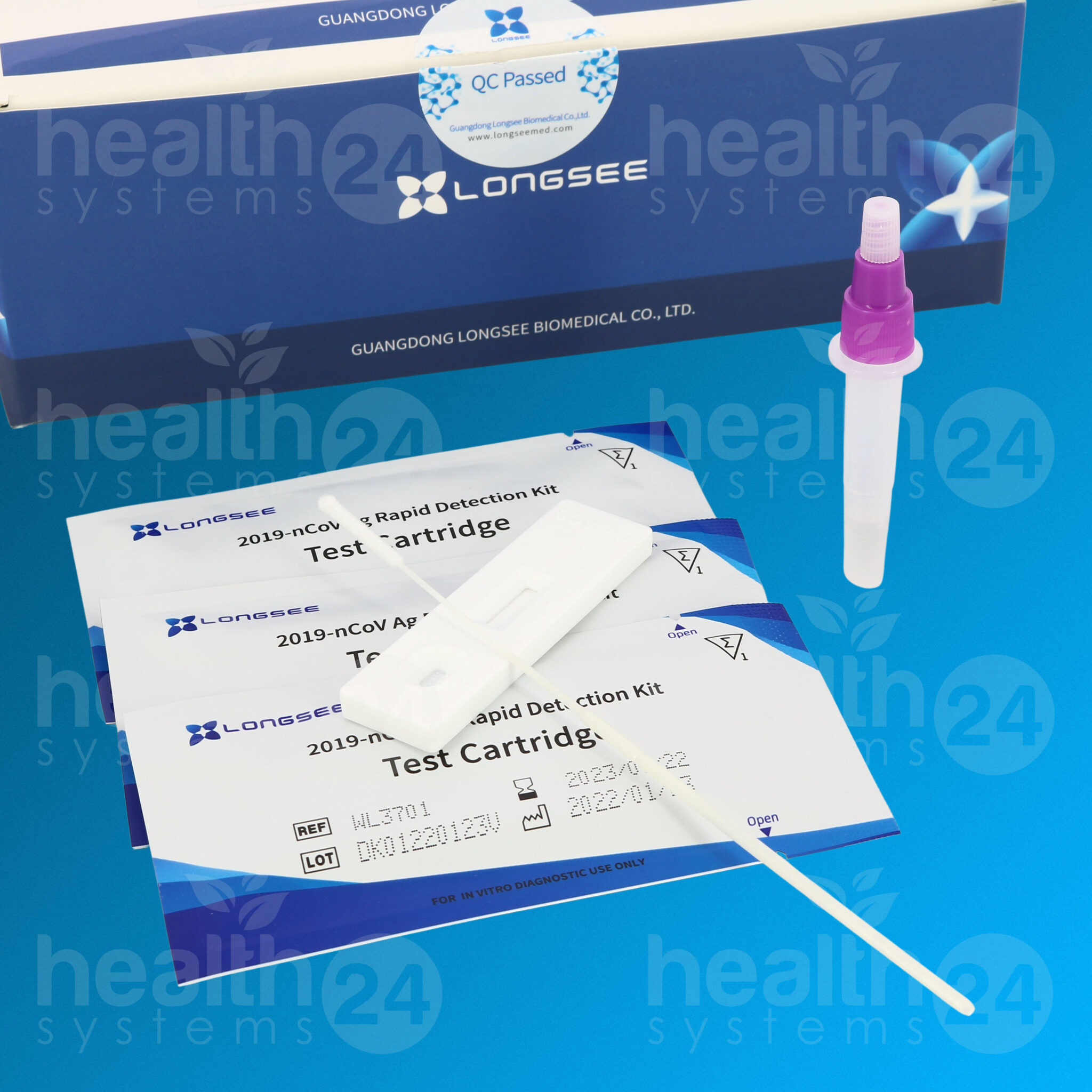 Longsee Rapid Detection Kit Corona Schnelltest 25 Stück Packung Covid
